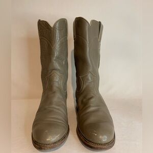 Justin Cowboy boots L 3067 - Size 5B - taupe color